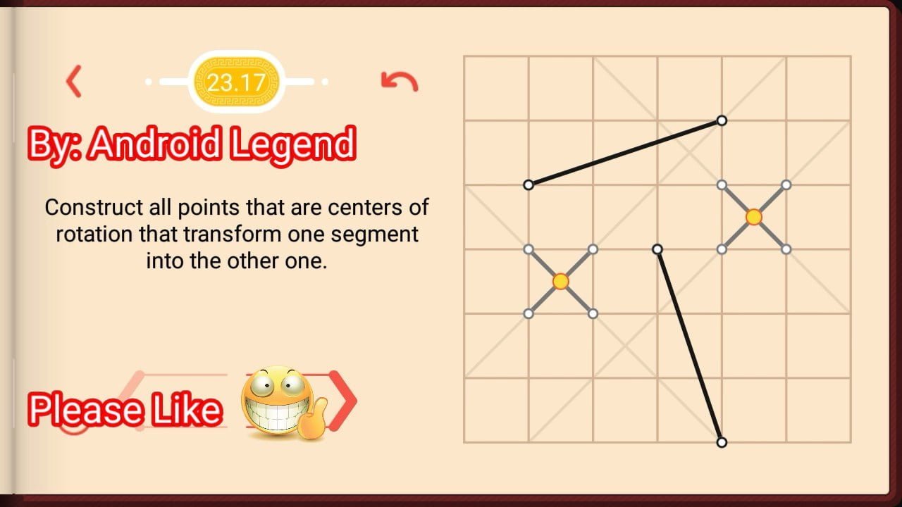 Pythagorea Level 23.17 Answer Solution [Rotation] » Puzzle Game Master