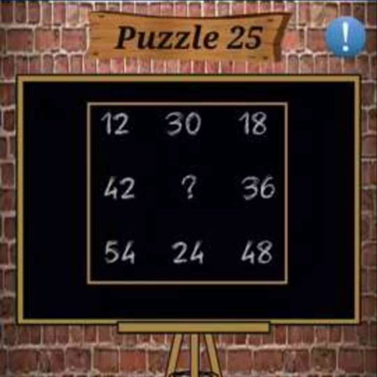 Math Puzzles Game Level 25 Answer with Solution » Puzzle Game Master