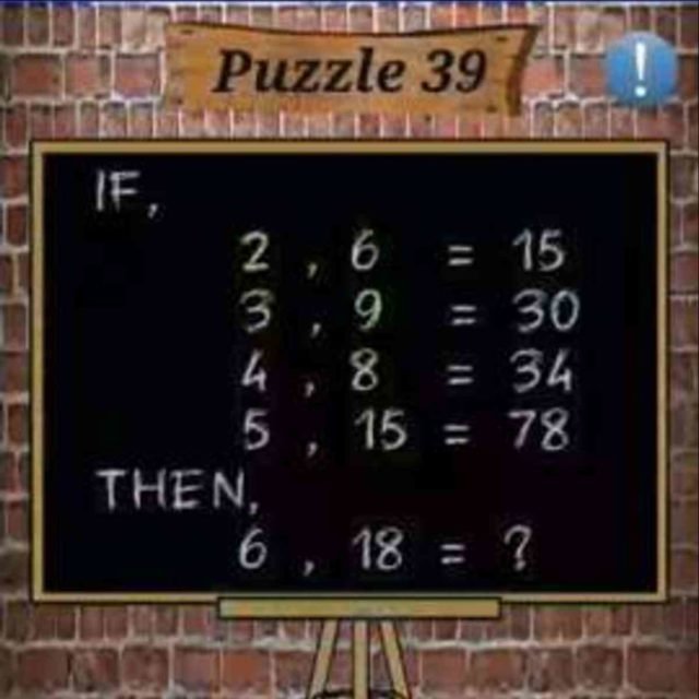 Math Puzzles Game Level 39 Answer With Solution Puzzle Game Master