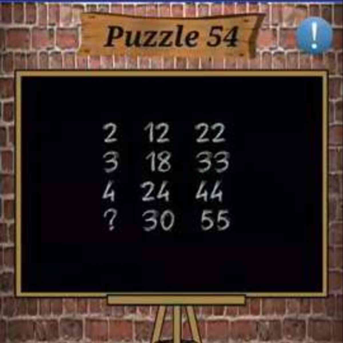Math Puzzles Game Level 54 Answer with Solution » Puzzle Game Master