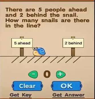 Super Brain Level 187 Solution How Many Snails Are In Line Puzzle Game Master