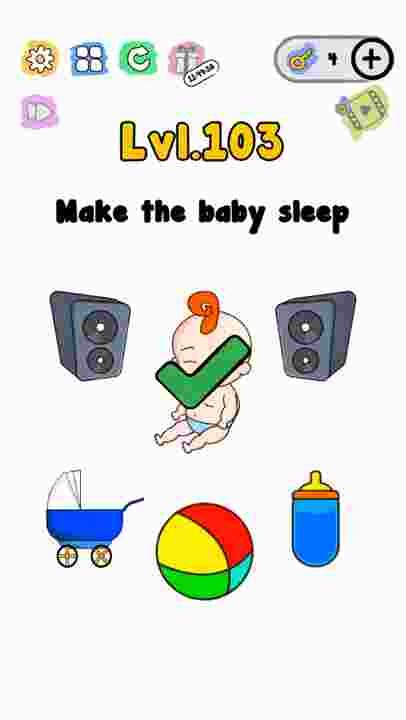 Trick Me Level 103 Make The Baby Sleep Puzzle Game Master Trick Me Level 103 Make The Baby Sleep Puzzle Game Master