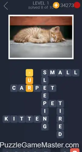 Crosswords For You Level 1-8 Answers