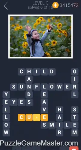 Crosswords For You Level 3-1 Answers