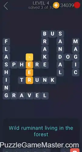 Crosswords For You Level 4-4 Answers