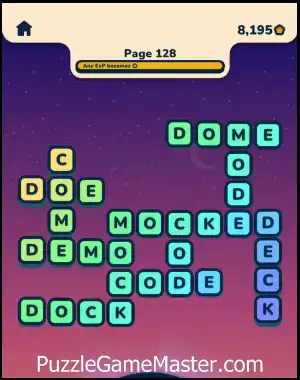 Word Horizons Level 128 Answer