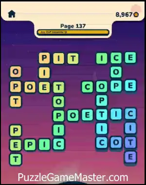 Word Horizons Level 137 Answer