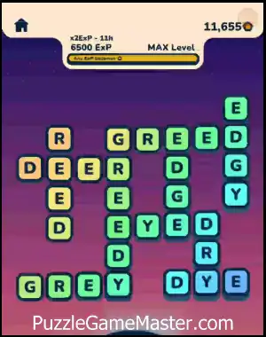 Word Horizons Level 168 Answer