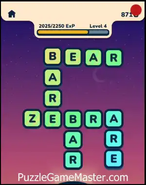 Word Horizons Level 27 Answer