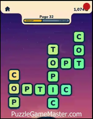 Word Horizons Level 32 Answer