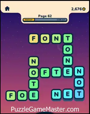 Word Horizons Level 62 Answer