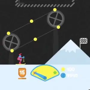 Squiggle Drop: Lift The Skier