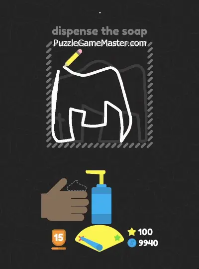 Squiggle Drop Level 43: Dispense The Soap