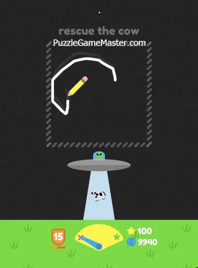 Squiggle Drop Level 56: Rescue The Cow