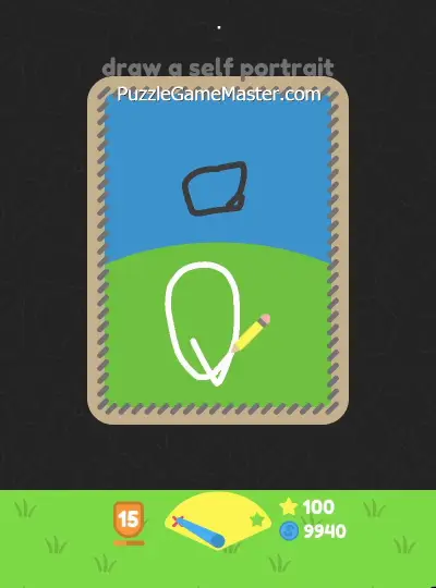 Squiggle Drop Level 65: Draw A Self Portrait