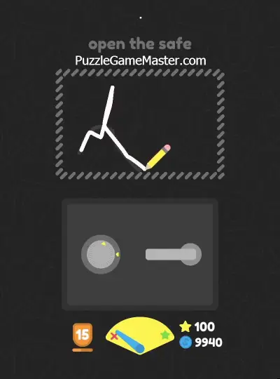 Squiggle Drop Level 75: Open The Safe