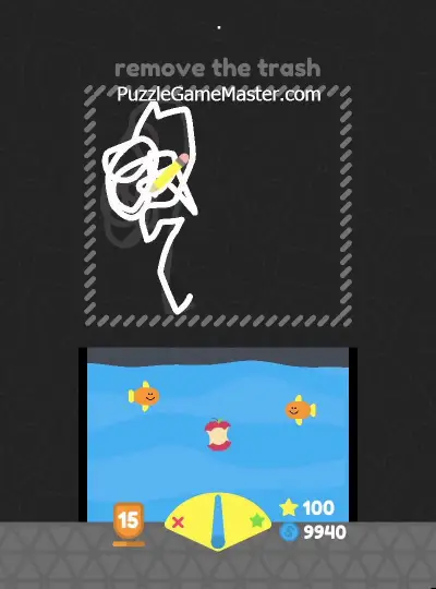 Squiggle Drop Level 78: Remove The Trash