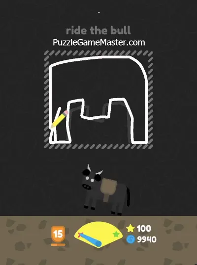 Squiggle Drop Level 81: Ride The Bull