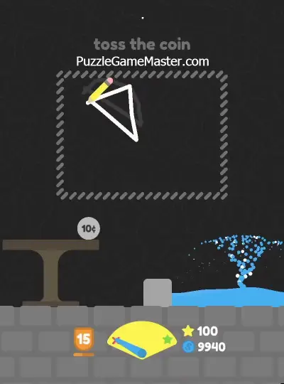 Squiggle Drop Level 90: Toss The Coin