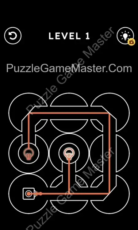 Laser Puzzle Level 1 Answer