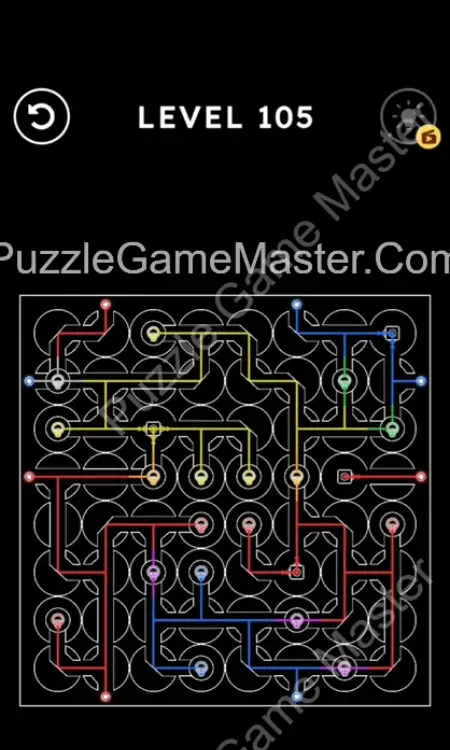 Laser Puzzle Level 105 Answer