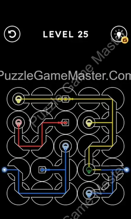 Laser Puzzle Level 25 Answer
