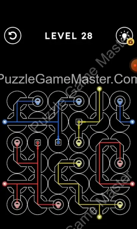 Laser Puzzle Level 28 Answer