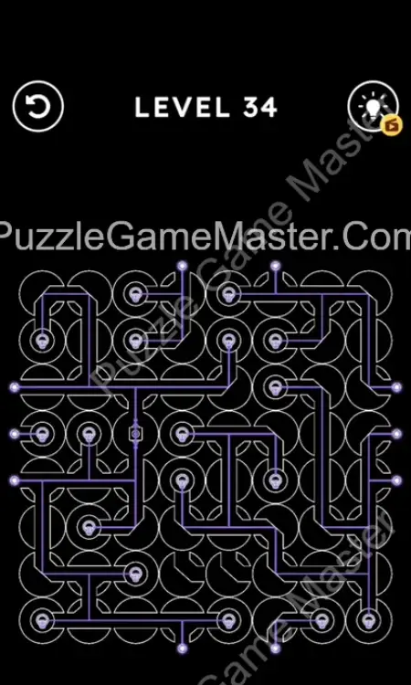 Laser Puzzle Level 34 Answer