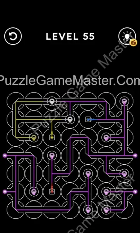 Laser Puzzle Level 55 Answer