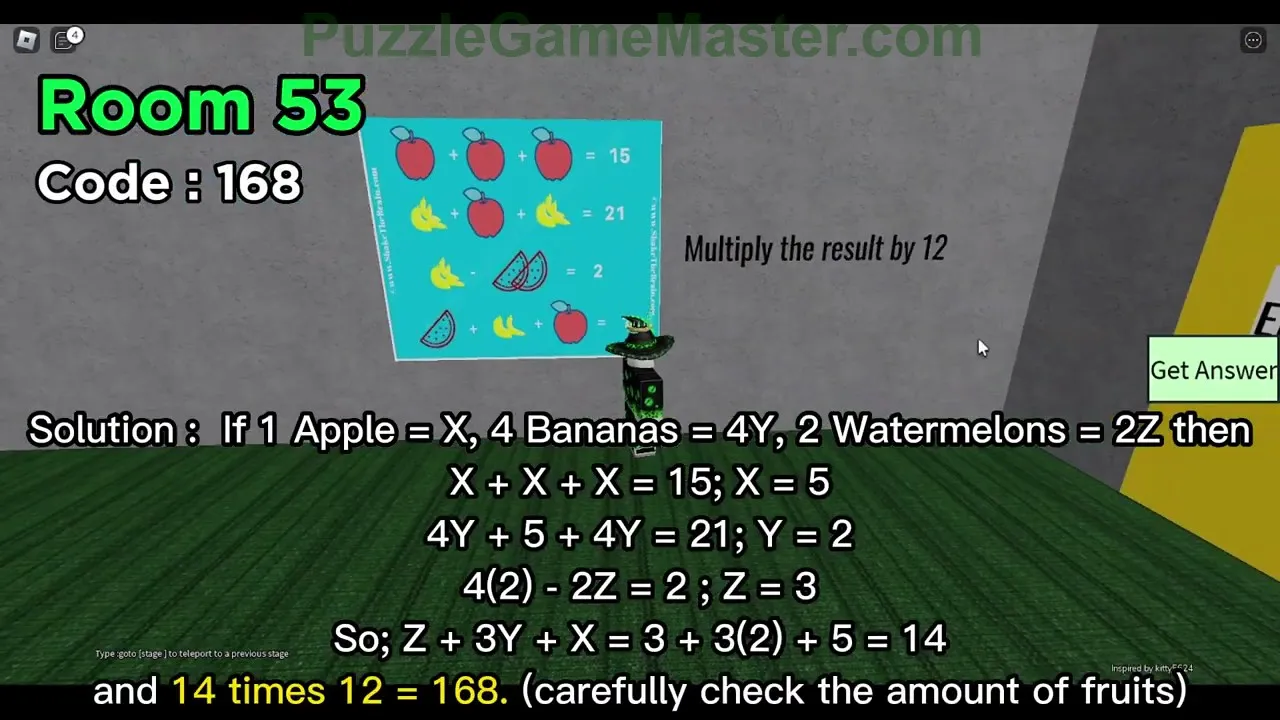 Puzzle Doors Level 53 Roblox