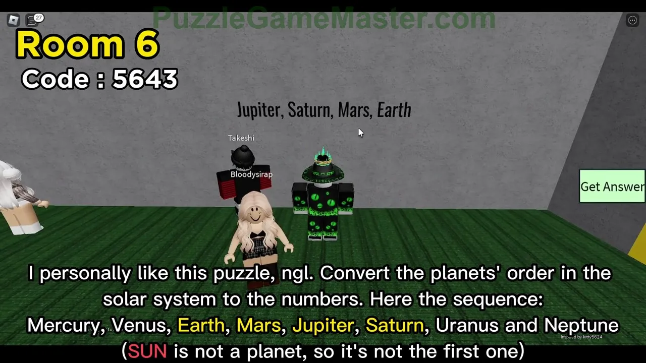 Puzzle Doors Level 6 Roblox