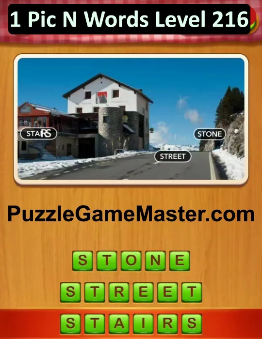 1 Pic N Words Level 216
