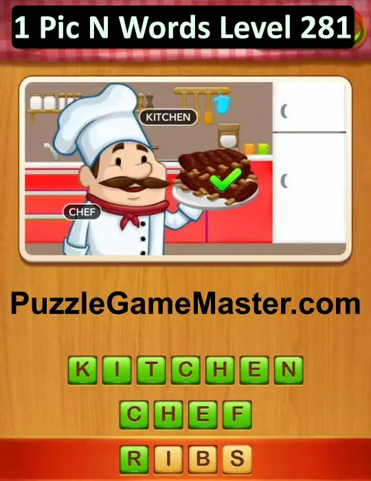 1 Pic N Words Level 281