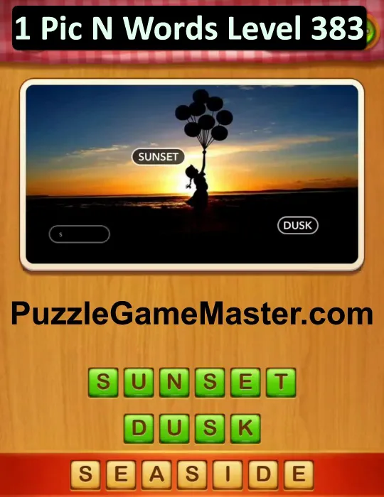 1 Pic N Words Level 383