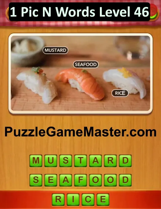 1 Pic N Words Level 46