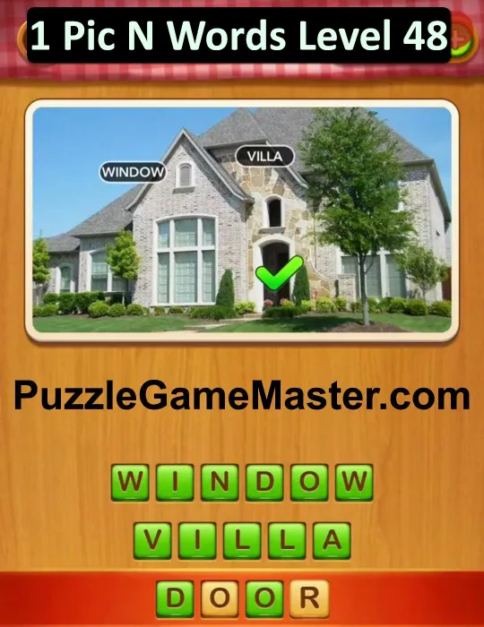 1 Pic N Words Level 48