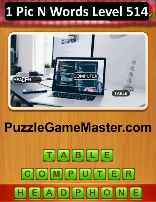 1 Pic N Words Level 514