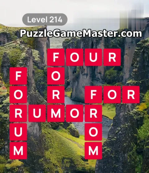 Word Scenery Level 214