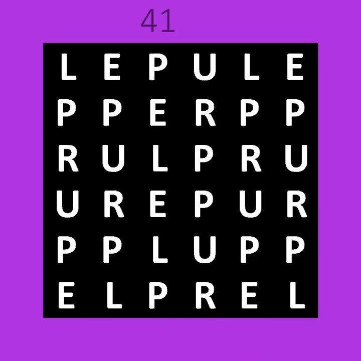 Purple Level 41 Solution walkthrough