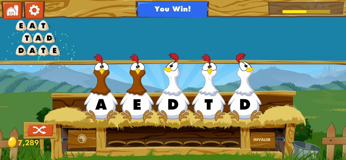 Chicktionary Level 16 answer
