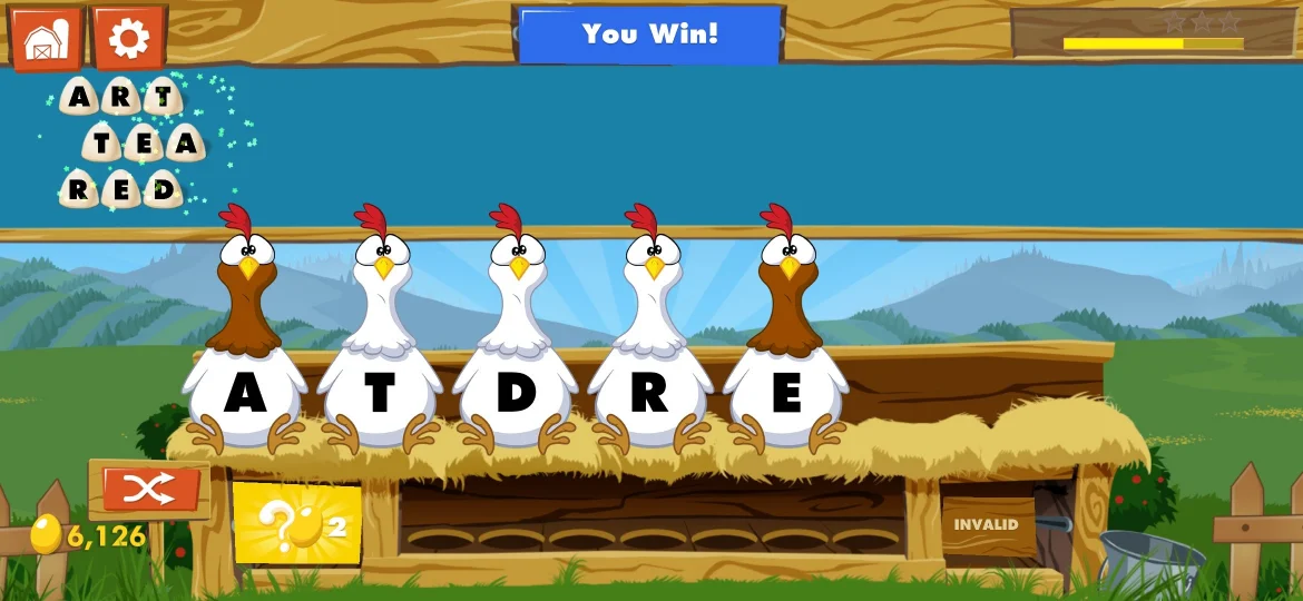 Chicktionary Level 2 answer