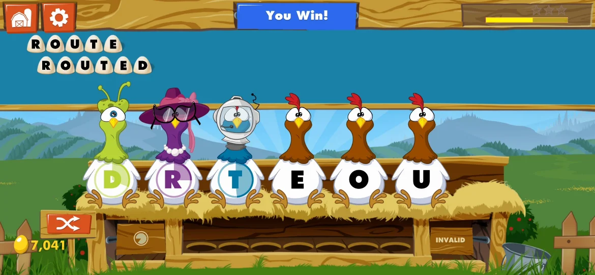 Chicktionary Level 25 answer
