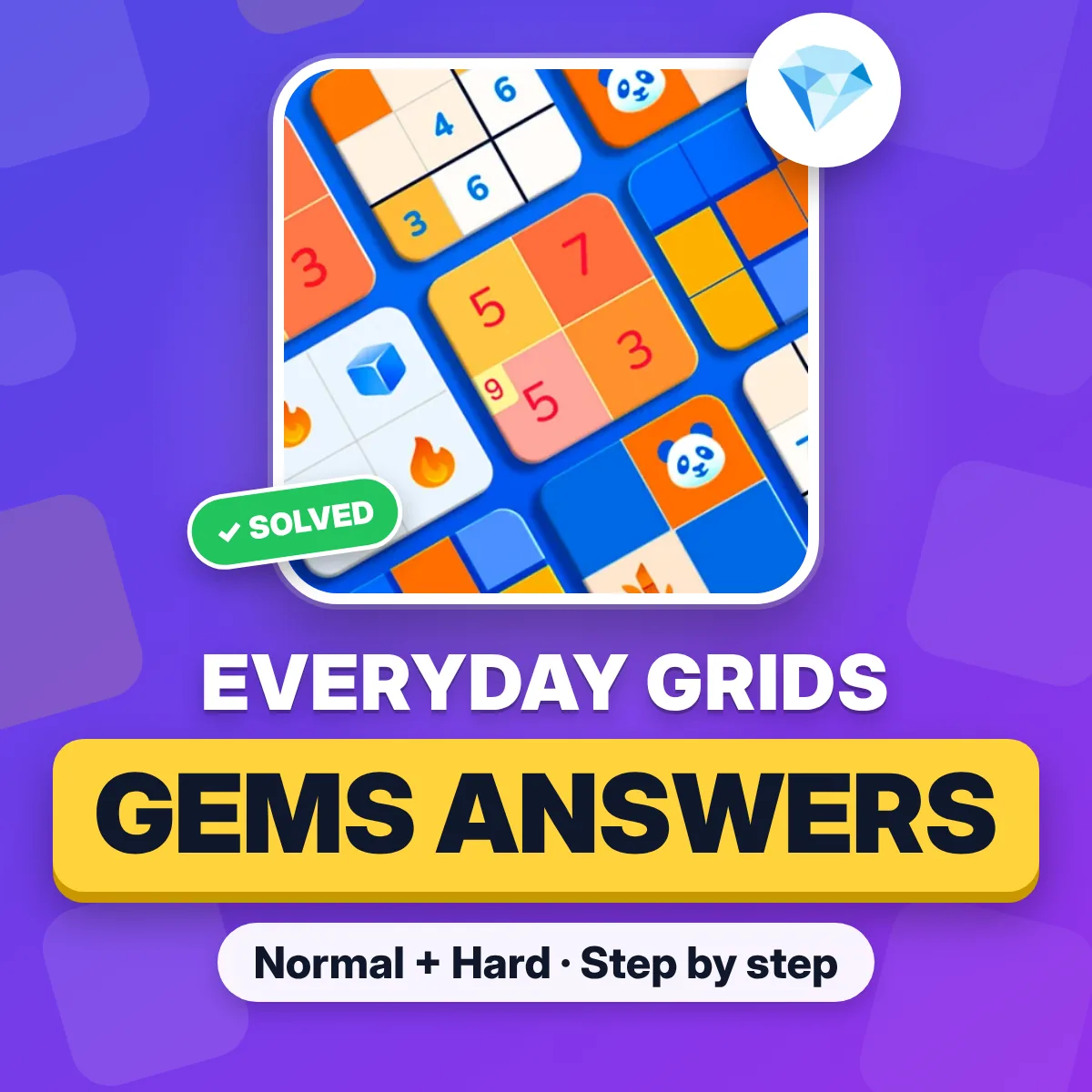 Everyday Grids Gems answers and solutions October 26, 2026, Normal and Hard Everyday Grids Gems answers and solutions October 26, 2026, Normal and Hard