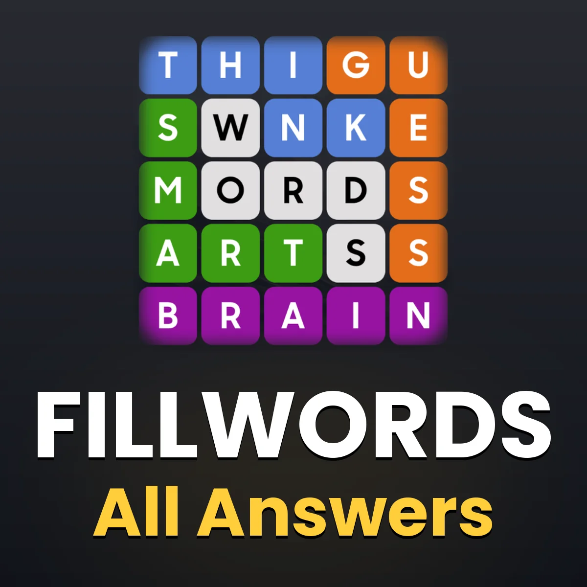 Fillwords Answers All Levels [in Single Page]