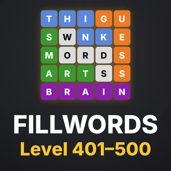 Fillwords Level 401-500 answers