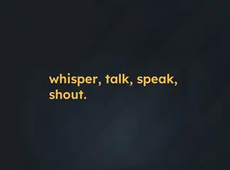 Game is Hard iPhone Level 26 Whisper, Talk, Speak, Shout