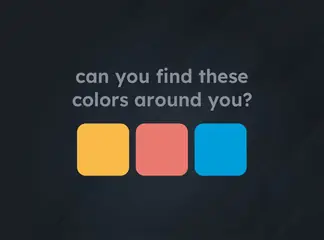 Game is Hard iPhone Level 55 Can You Find These Colors Around You?