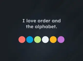Game is Hard Level 116 I Love Order and the Alphabet