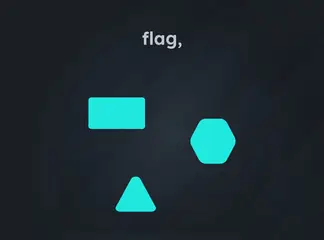 Game is Hard Level 141 Flag, Moon, Star