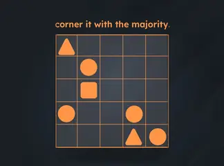 Game is Hard Level 185 Corner It With the Majority